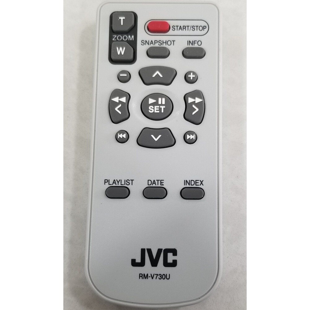 JVC Remote Control model RM V730U for digital camcorder new battery